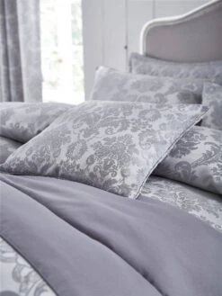 Damask Jacquard Filled Cushion