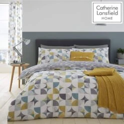 Catherine Lansfield Retro Circles Quiltset