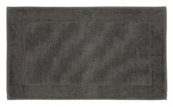 Christy Supreme Terry Towelling Bath Mat Graphite