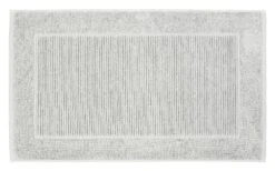 Christy Supreme Terry Towelling Bath Mat Silver