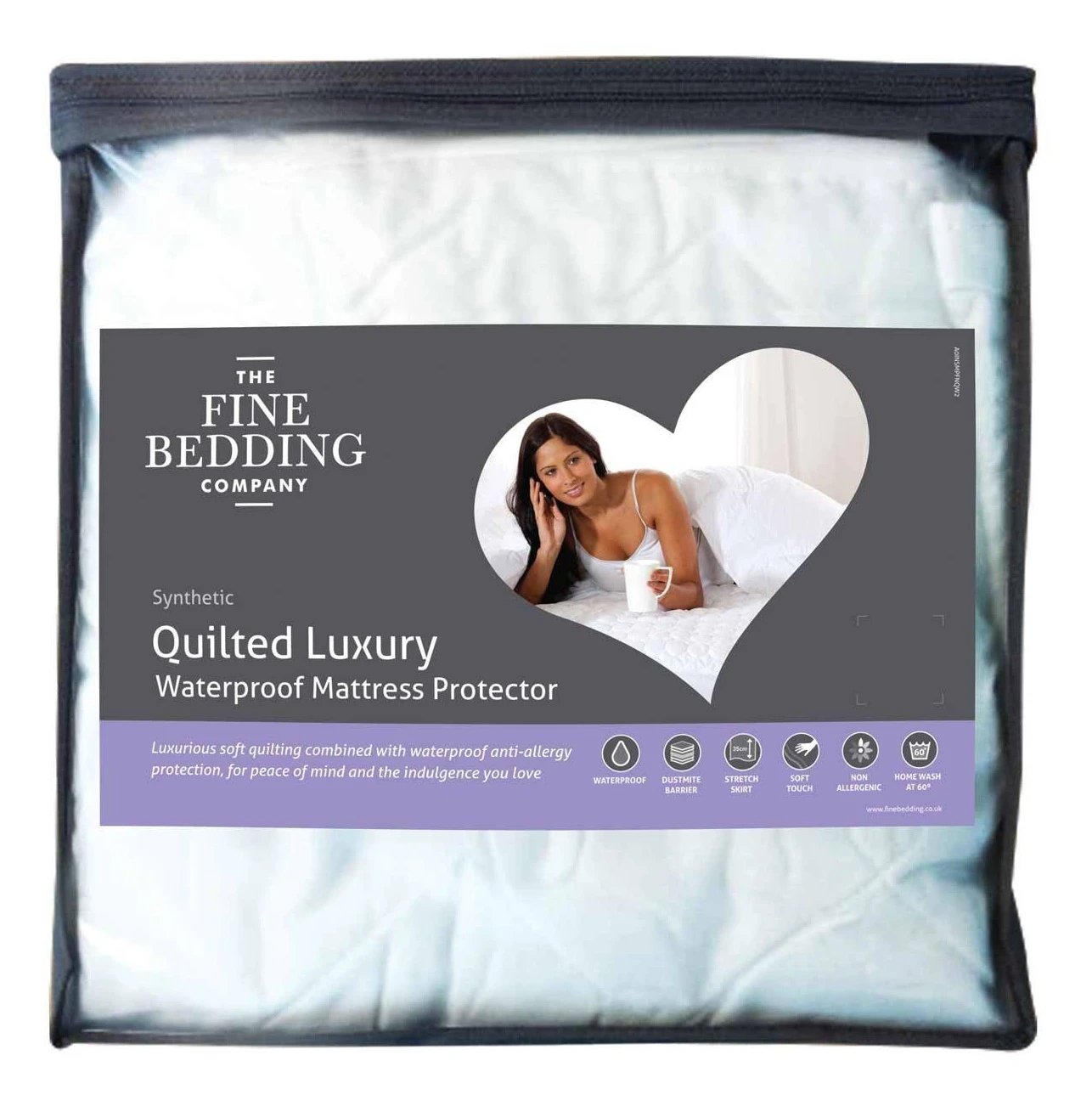 The Fine Bedding Company Quilted Luxury Waterproof Mattress Protector 1 The Fine Bedding Company Quilted Luxury Waterproof Mattress Protector