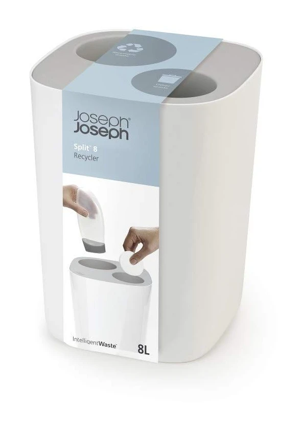 Joseph Joseph Split Bathroom Waste Separation Bin 1 Joseph Joseph Split Bathroom Waste Separation Bin