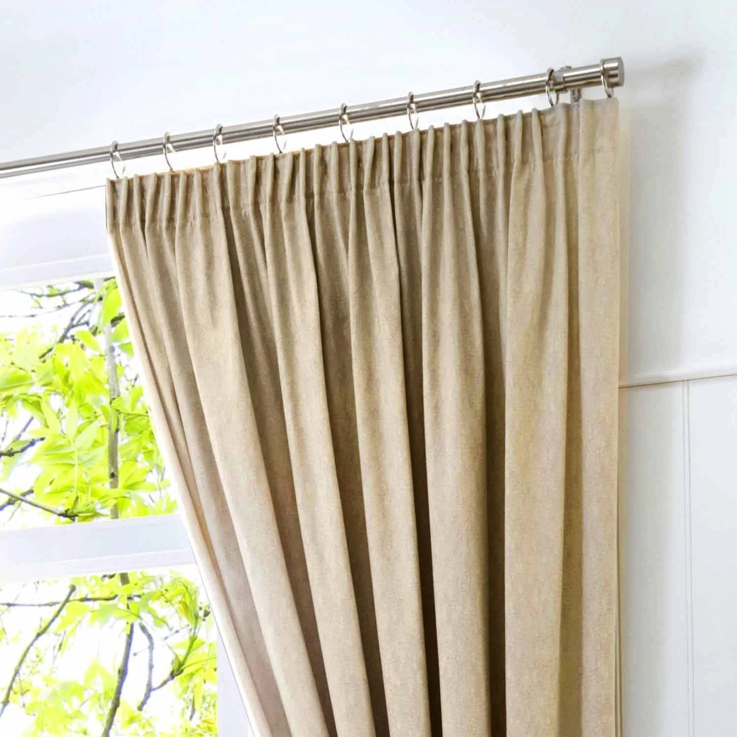 Fusion Dijon Natural Blackout Curtains 2 Fusion Dijon Natural Blackout Curtains - Image 2