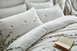 Sophie Allport Brushed Sheep Standard Pillowcase Pair Oatmeal -Home Comforts Shop 33624 16526
