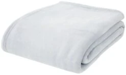 Catherine Lansfield Raschel Velvet Touch Throw Silver