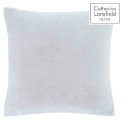 Catherine Lansfield Raschel Velvet Touch Cushion Silver