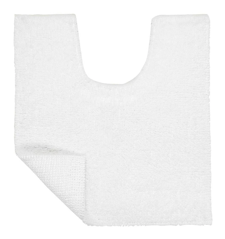 Christy Reversible Pedestal Mat - White 1 Christy Reversible Pedestal Mat - White