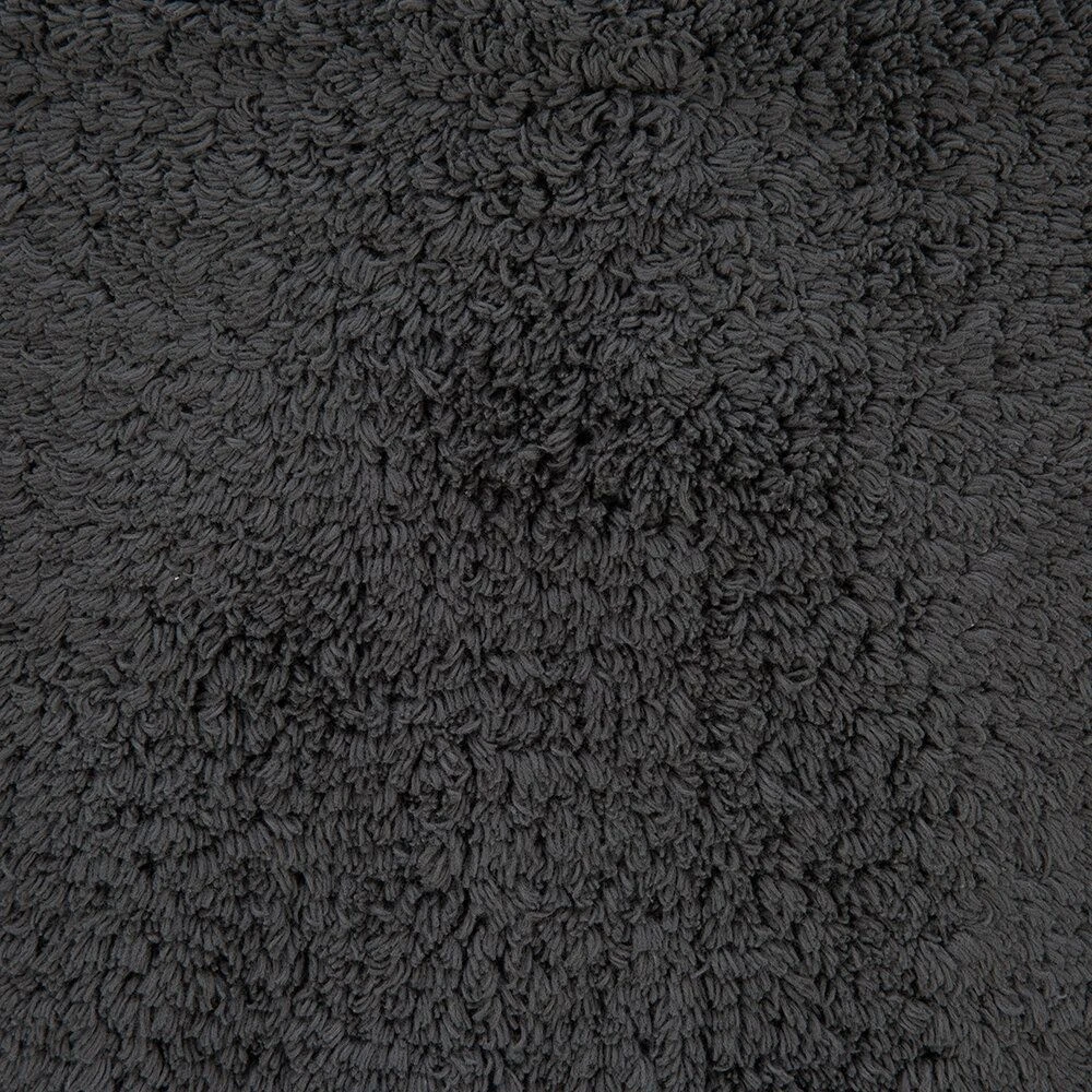 Christy Reversible Pedestal Mat - Graphite 2 Christy Reversible Pedestal Mat - Graphite - Image 2