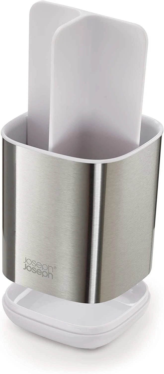 Joseph Joseph Small Steel Toothbrush Caddy 2 Joseph Joseph Small Steel Toothbrush Caddy - Image 2