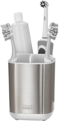 Joseph Joseph Small Steel Toothbrush Caddy 6 Joseph Joseph Small Steel Toothbrush Caddy -Home Comforts Shop 36223 14438