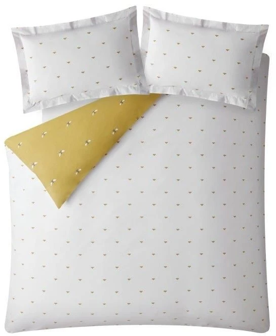 Sophie Allport Bees Mustard Duvet Set 3 Sophie Allport Bees Mustard Duvet Set - Image 3