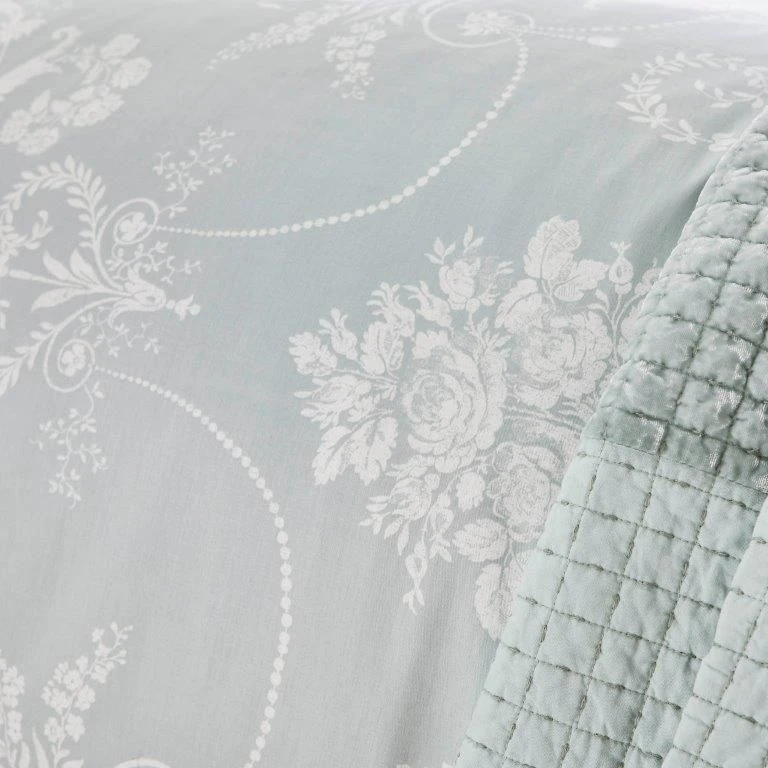 Laura Ashley Josette Duck Egg Duvet Set 4 Laura Ashley Josette Duck Egg Duvet Set - Image 4