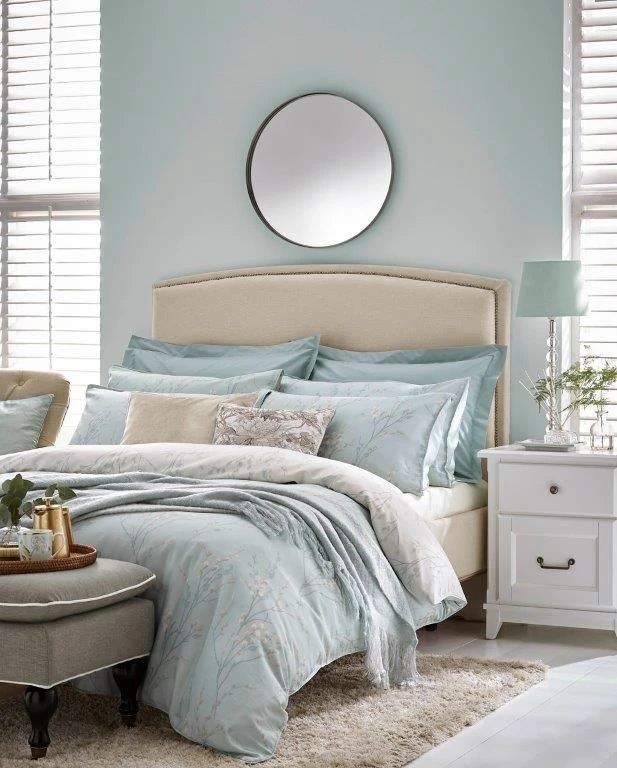 Laura Ashley Pussy Willow Duck Egg Duvet Set 1 Laura Ashley Pussy Willow Duck Egg Duvet Set