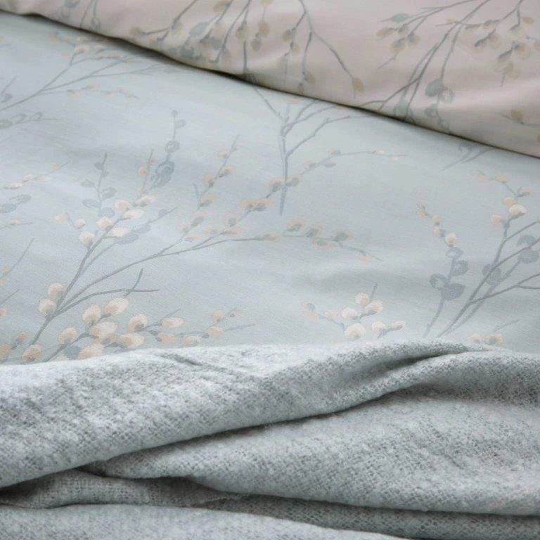 Laura Ashley Pussy Willow Duck Egg Duvet Set 4 Laura Ashley Pussy Willow Duck Egg Duvet Set - Image 4
