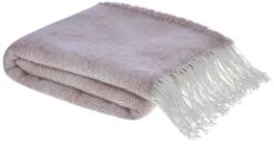 Laura Ashley Payton Dark Blush Throw