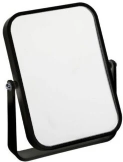 Fancy Metal Black Perspex Mirror 3x Magnification