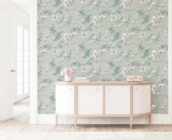Arthouse Jardin Floral Sage Wallpaper -Home Comforts Shop 48686 37246