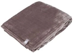 Heat Holder Fleece Blanket/Throw - Grey