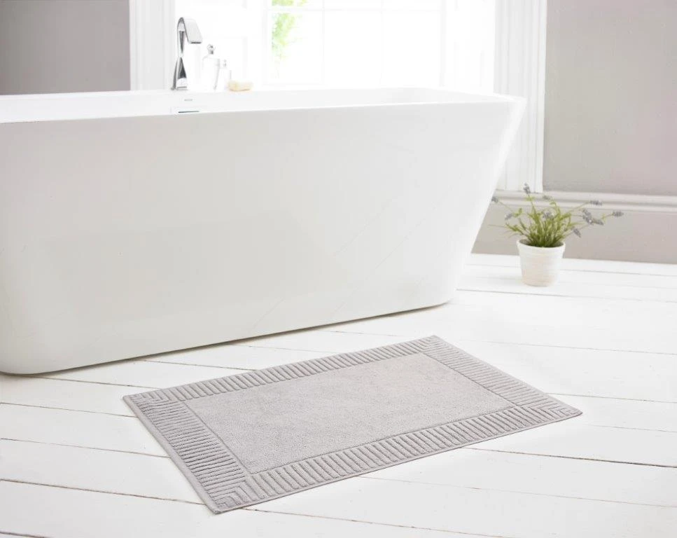 Deyongs Bliss Terry Bath Mat Cloud 1 Deyongs Bliss Terry Bath Mat Cloud