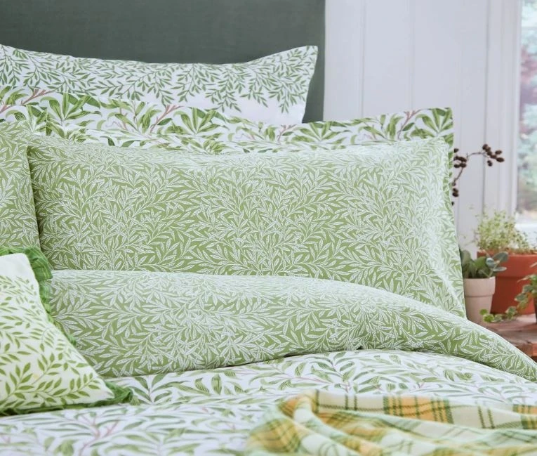 Morris & Co Willow Bough Standard Pillowcase Pair 2 Morris & Co Willow Bough Standard Pillowcase Pair - Image 2
