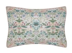 Morris & Co Strawberry Thief Pink Oxford Pillowcase