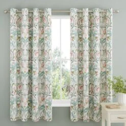 Catherine Lansfield Clarence Floral Curtains 66 X 72
