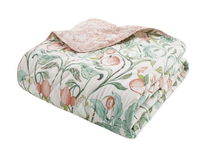 Catherine Lansfield Clarence Floral Bedspread 2 Catherine Lansfield Clarence Floral Bedspread - Image 2