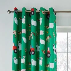 Catherine Lansfield Farmyard Animals Kids 66x72 Curtains -Home Comforts Shop 51321 30044