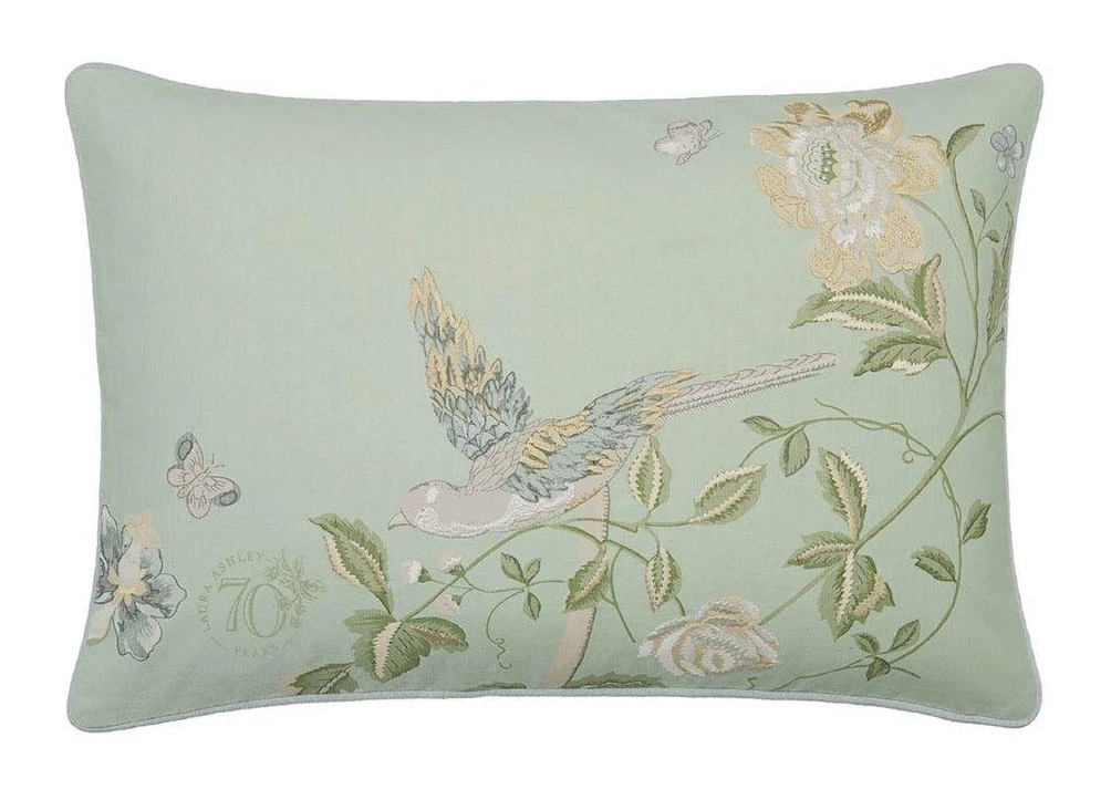 Laura Ashley Summer Palace Eau De Nil Cushion 1 Laura Ashley Summer Palace Eau De Nil Cushion