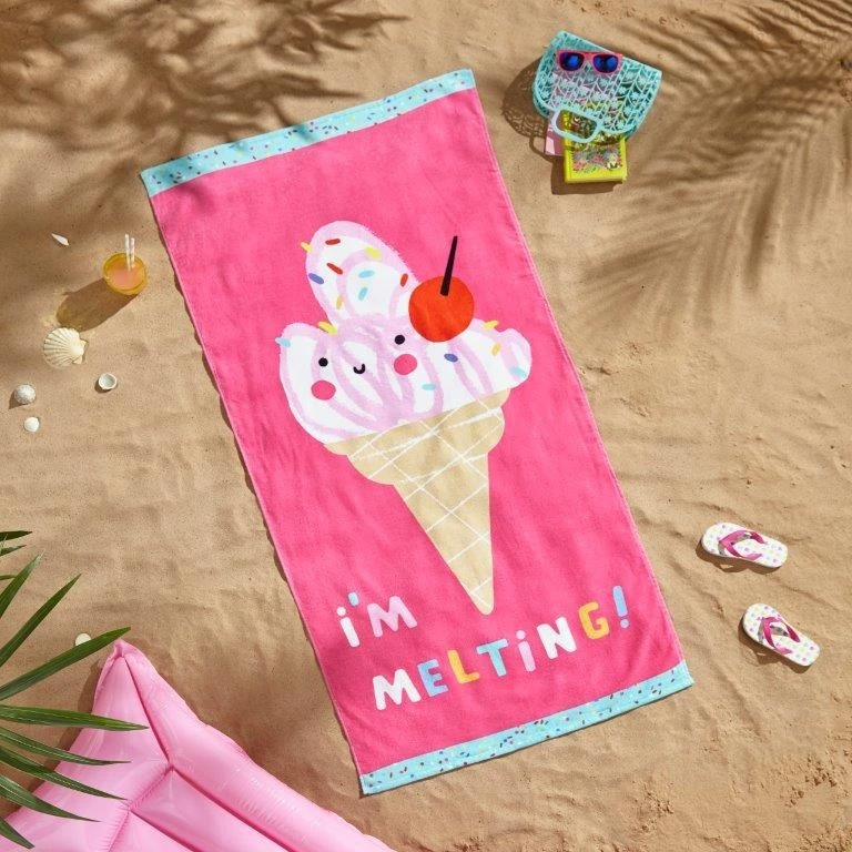 Catherine Lansfield Im Melting Beach Towel 2 Catherine Lansfield Im Melting Beach Towel - Image 2