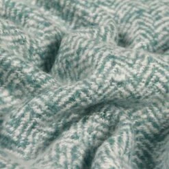 Riva Weaver Herringbone Teal Throw -Home Comforts Shop 51752 28844