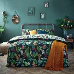 Furn Azura Floral Duvet Cover Set Dark Bloom -Home Comforts Shop 53561 25562