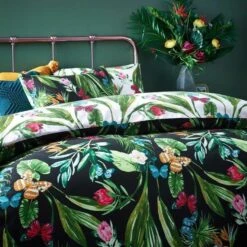 Furn Azura Floral Duvet Cover Set Dark Bloom -Home Comforts Shop 53561 25563