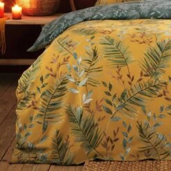 Furn Mazari Exotic Jungle Duvet Cover Set Mustard 6 Furn Mazari Exotic Jungle Duvet Cover Set Mustard -Home Comforts Shop 53563 25540