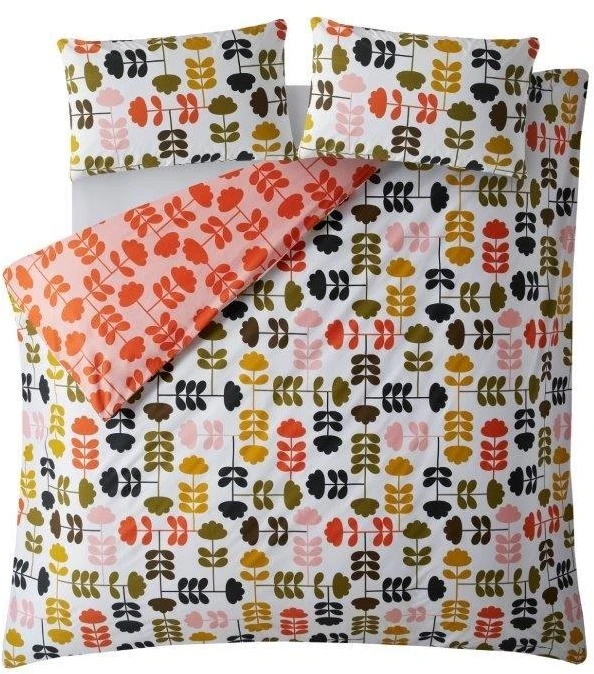 Orla Kiely Cut Stem Multi Paprika Duvet Set 1 Orla Kiely Cut Stem Multi Paprika Duvet Set