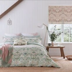 Morris & Co Strawberry Thief Pink Duvet Cover