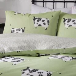 Fusion Daisy Cow Green Duvet Cover Set 5 Fusion Daisy Cow Green Duvet Cover Set -Home Comforts Shop 54065 23993