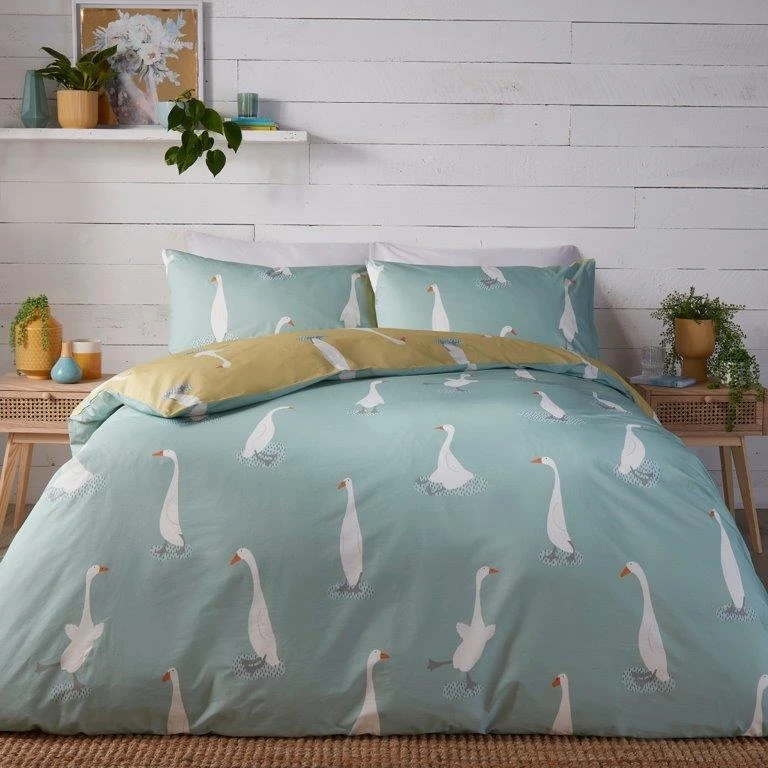 Fusion Puddles The Duck Yellow Duvet Cover Set 2 Fusion Puddles The Duck Yellow Duvet Cover Set - Image 2