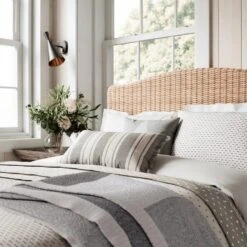 Helena Springfield Dashed Weave Grey Duvet Set