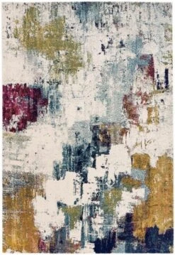 Asiatic Nova Rug Abstract Mustard Multi