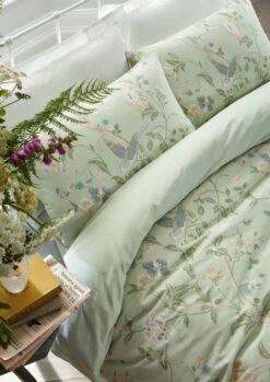 Laura Ashley Summer Palace Eau De Nil Duvet Cover Set -Home Comforts Shop 54111 23797